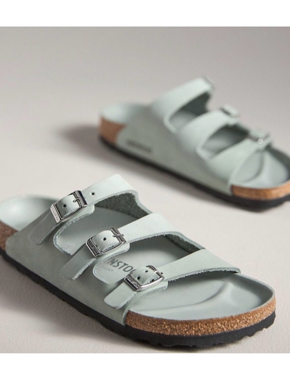 Florida Triple-strap Sandals with Buckles